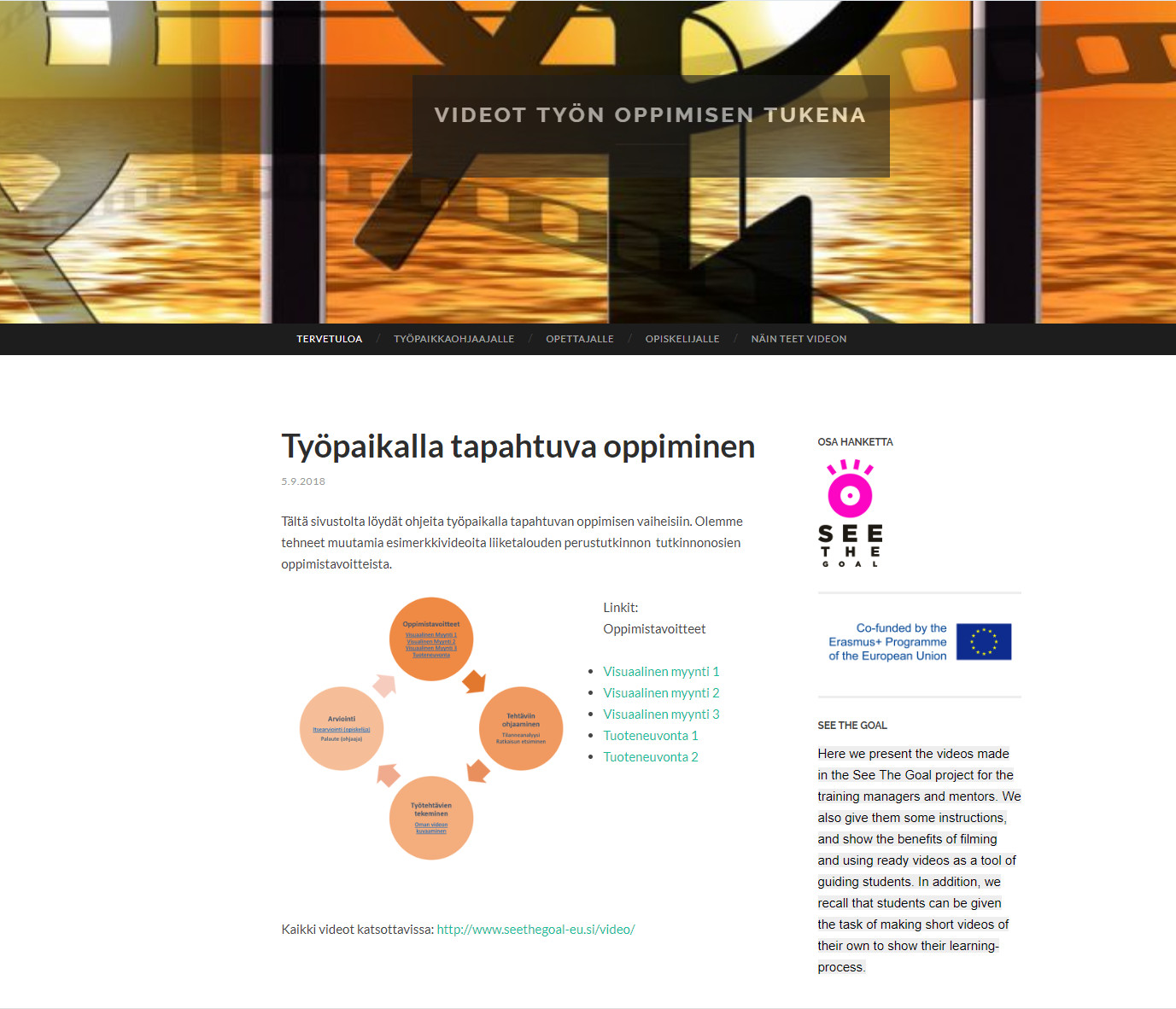 Presenting in-company learning outcomes